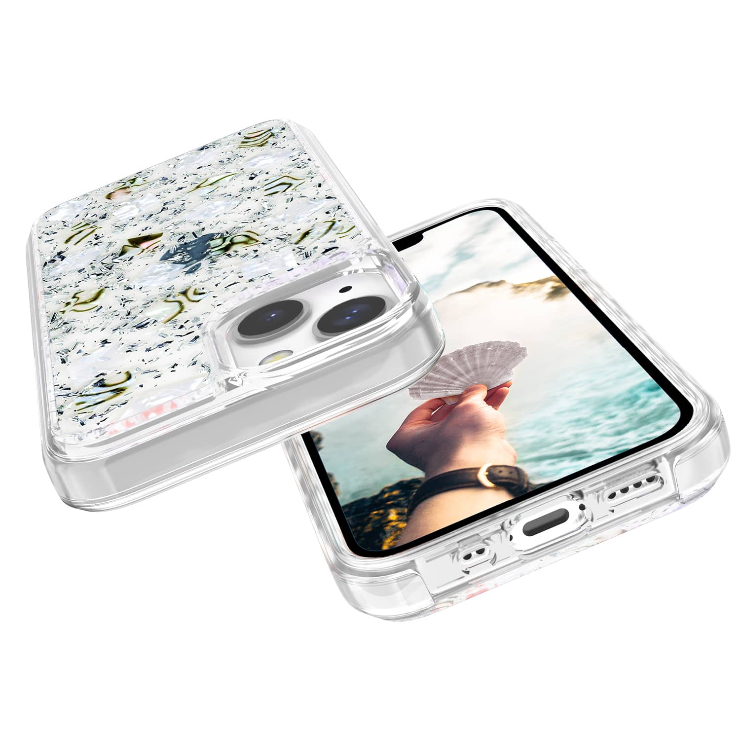 <strong>iPhone 13 mini 銀紫手機(jī)殼</strong>