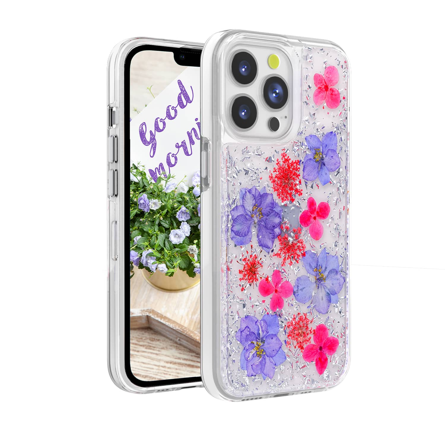 <b>iPhone13 Pro 銀紫手機(jī)殼</b>